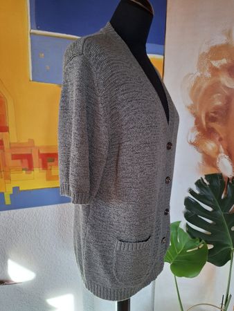 RABE Strickjacke Gr 42 weich leicht Kurzarm winter herbst 🎄