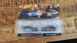 Hot Wheels Premium 2er Pack Pandem Subaru BRZ Lexus RCF GT3