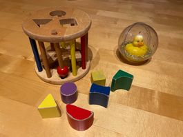 Babyspielzeug, ente fisherprice