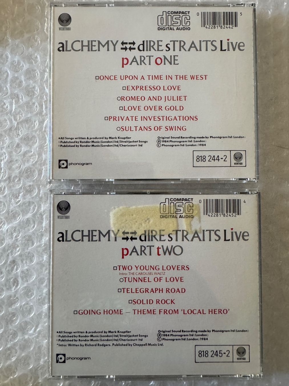 CDs: Dire Straits - Alchemy (2 CD Box / Part one & two LIVE) – Neu (gemäss Beschreibung) aus Duggingen von Kisha010 5