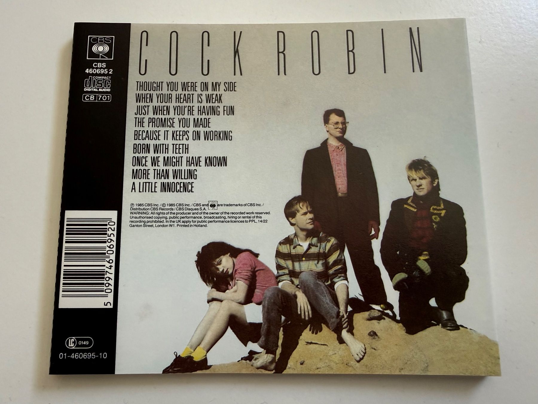 CD: Cock Robin CD  Album von 1985 – Usato da Oberried Brienz venduto da Chyara 5