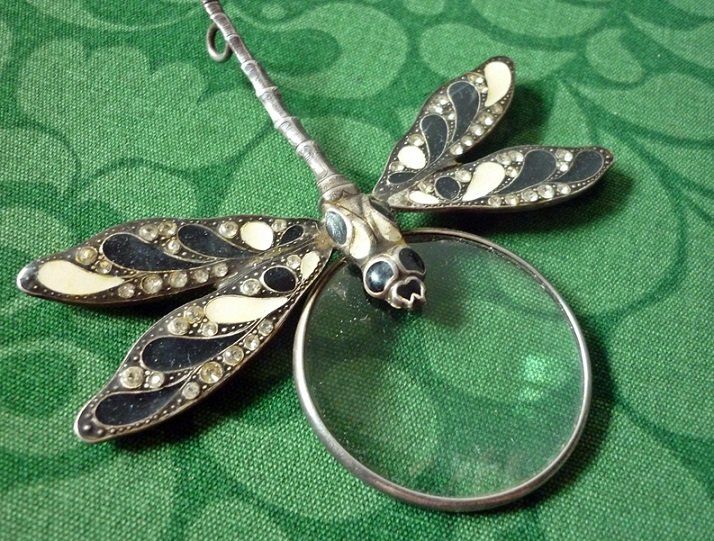 Sonstiges zu Optik: Pierre-Bex -  Art-Deco Libele mit Lupe - Anhänger Kette – Gebraucht aus Adliswil von di_hans 3