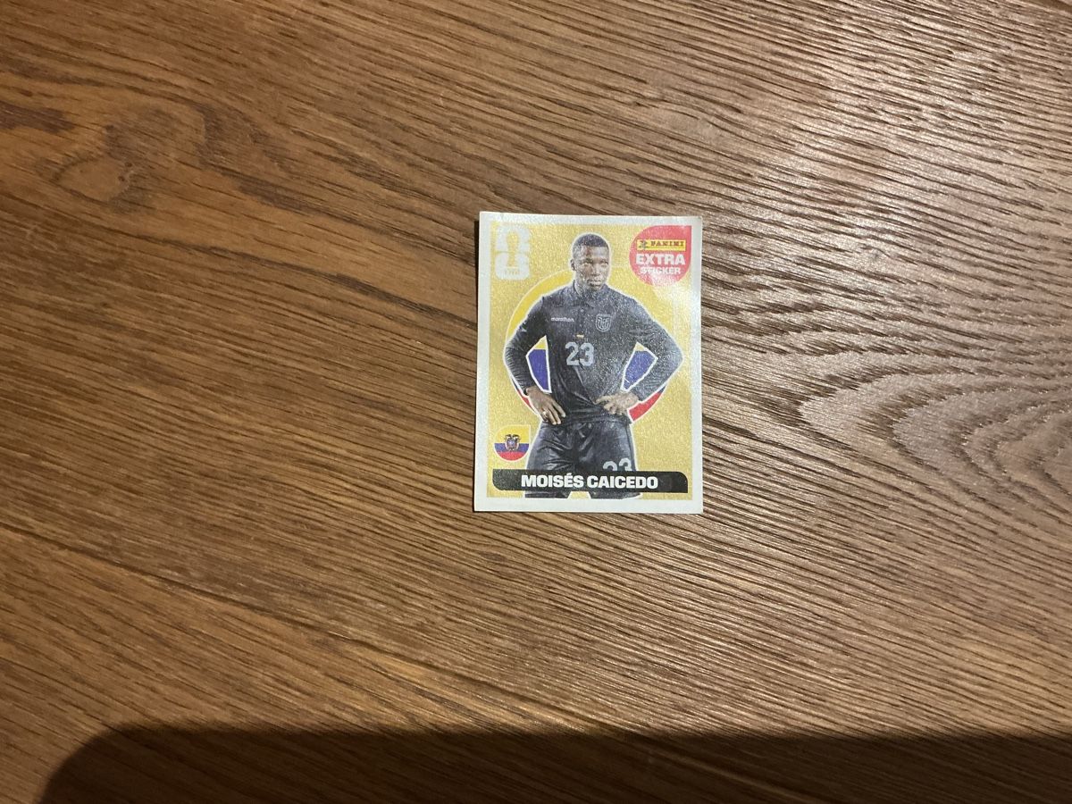 Sticker: Moisés caicedo extra sticker gold – Nuovo (secondo la descrizione) da Schmerikon venduto da SihanaD