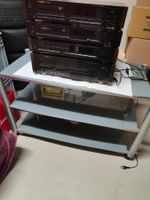 HiFi Möbel auf Rollen mit 3 Glastablare " Soundstyle XS310 "