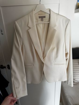 H&M Blazer in weiss Gr. 44