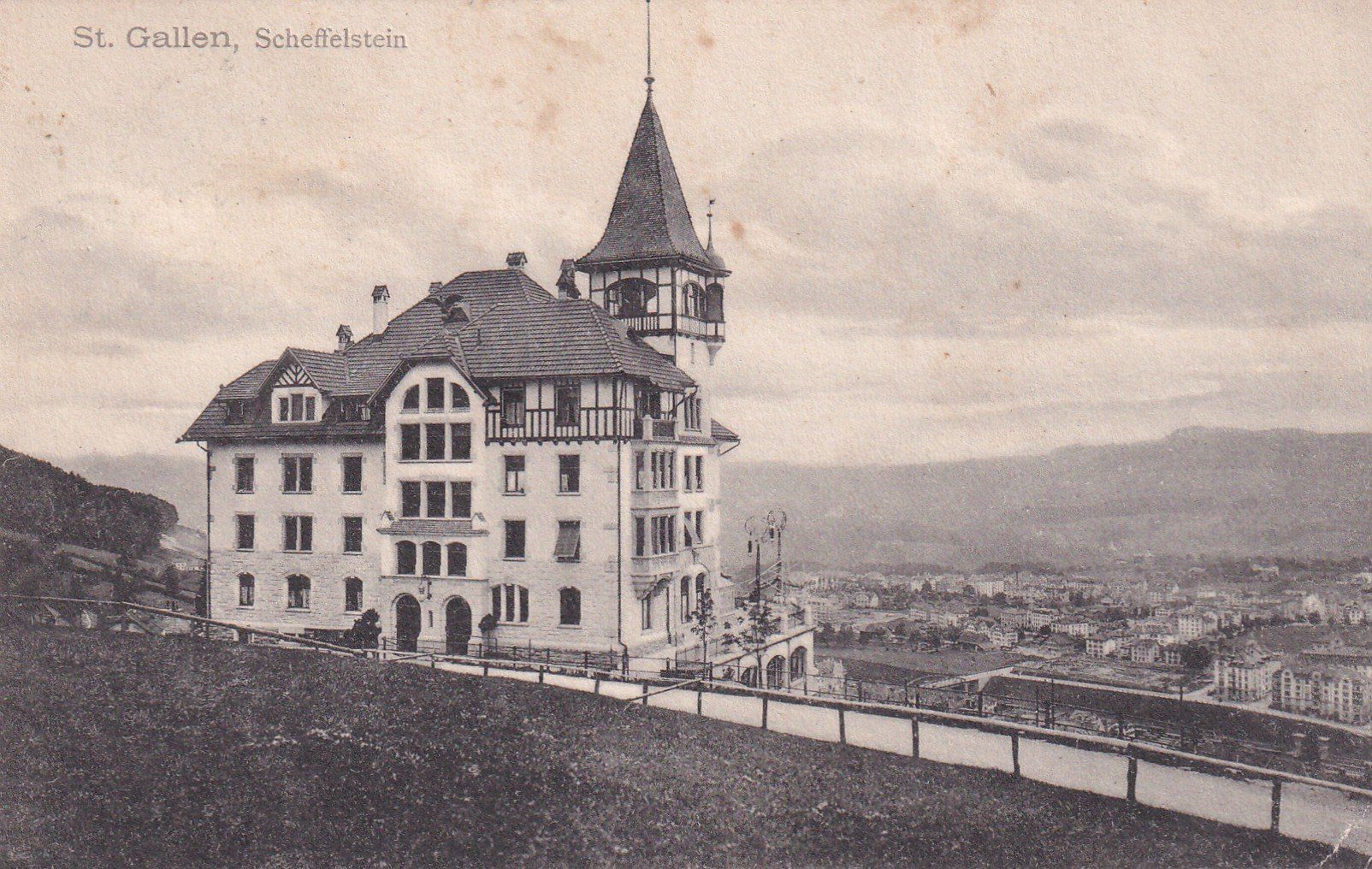 Cartoline postali: St. Gallen Scheffelstein – Usato da Cormoret venduto da Pascalll2001