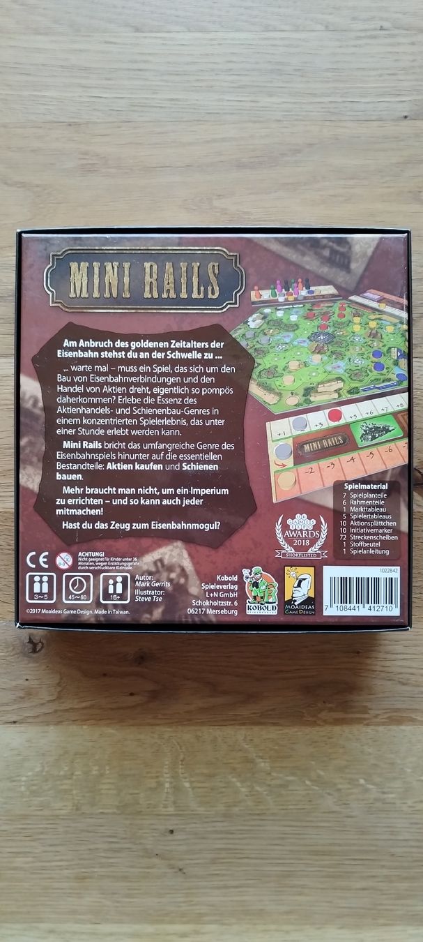 Giochi: Mini Rails - Brettspiel – Nuovo (secondo la descrizione) da Schönholzerswilen venduto da Levels8 1