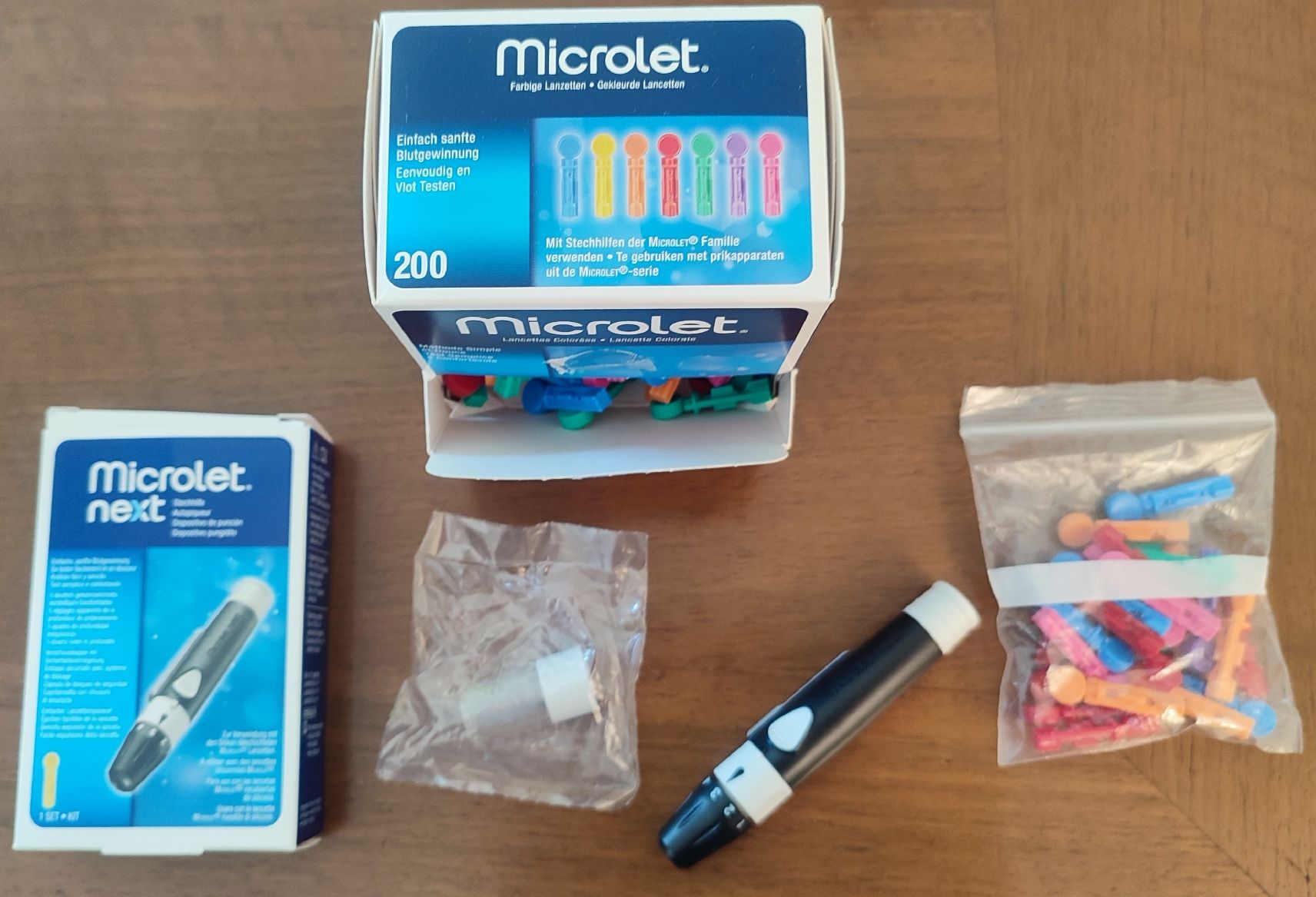 Attrezzature mediche: Diabetes: Stechhilfe Microlet Next 5-Stufen-Einstellung – Usato da Winterthur venduto da Priscatg