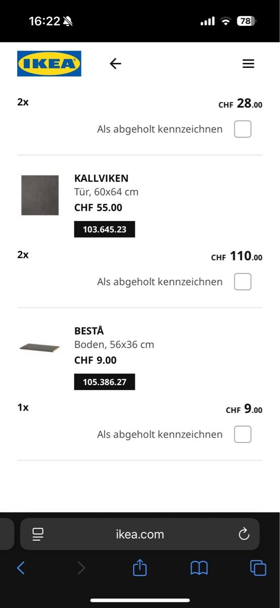 Ikea Scaffali: 2 IKEA BESTA, grau/marmor – Usato da Effretikon venduto da jas_92ls 9