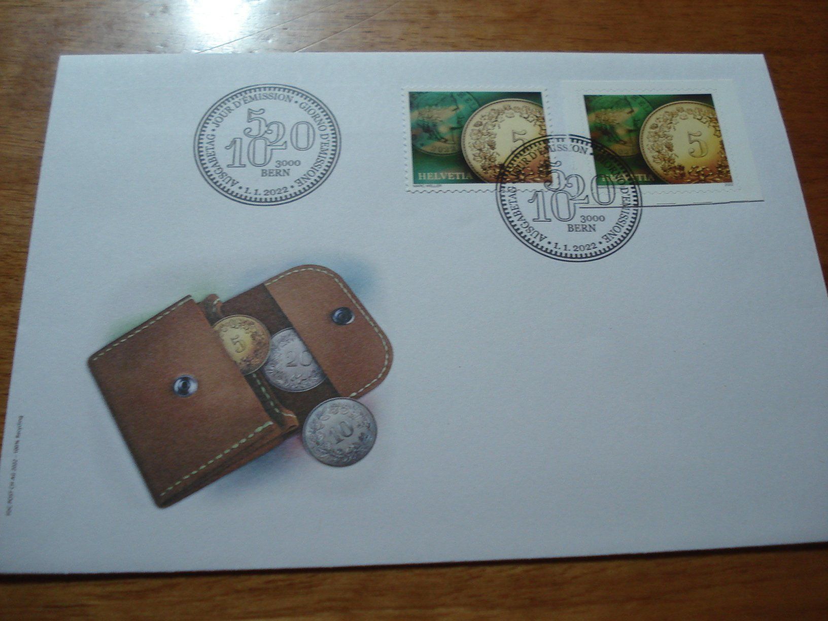 Alle Briefmarken: Spezieller FDC 5 Rp Marke 2022 – Gebraucht aus Niederwil AG von morostahu