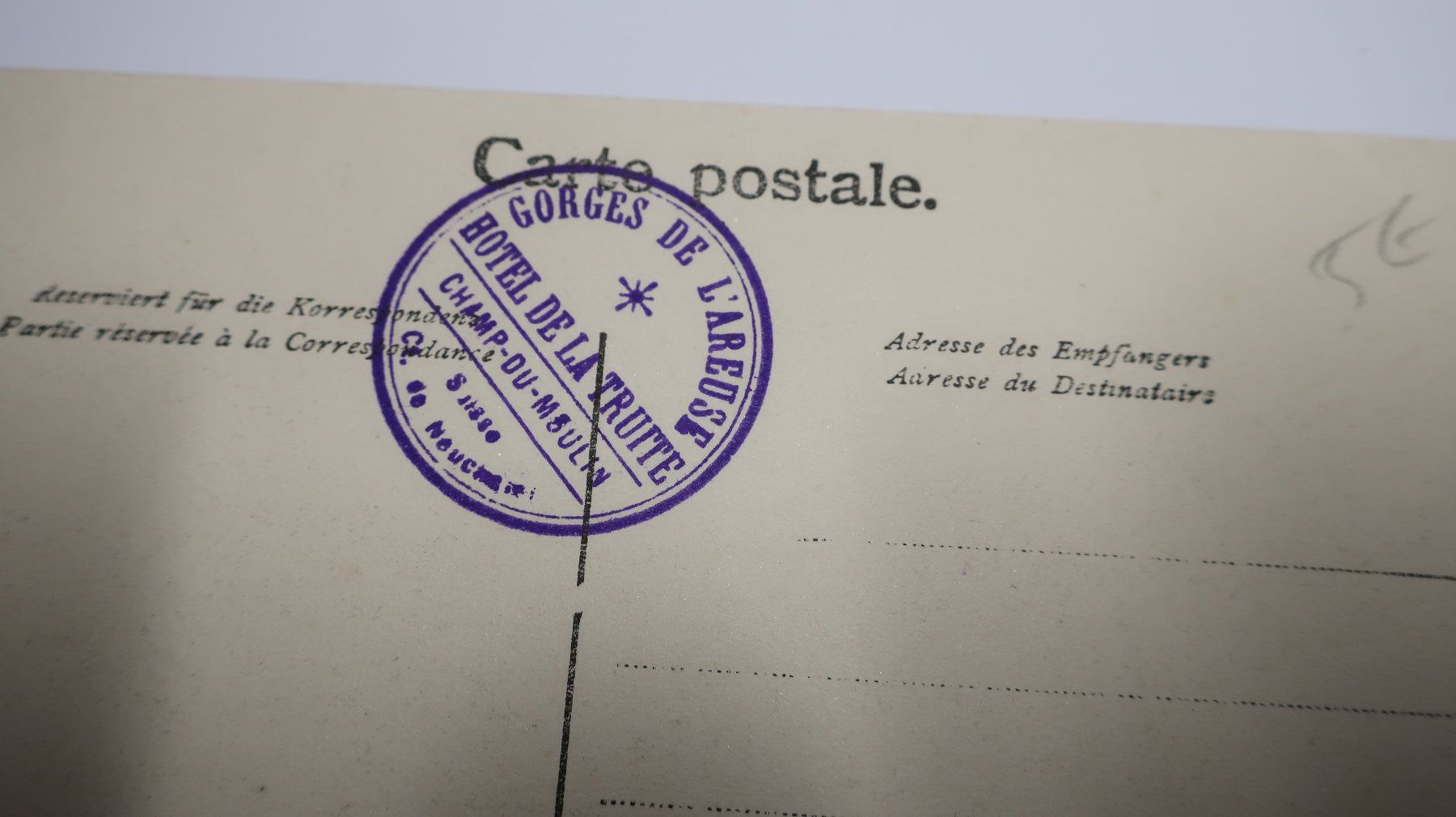Cartoline postali: Champ du Moulin - Vue générale   Gorge de l'Areuse – Usato da Cormoret venduto da Pascalll2001 4