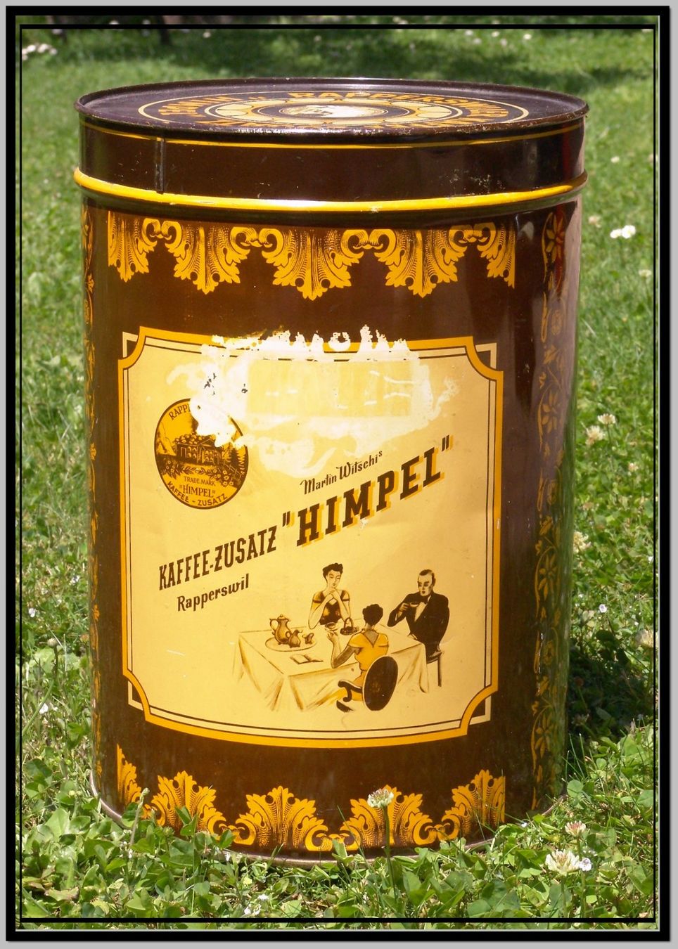 Barattoli: Rapperswiler Kaffee-Zusatz " Himpel " – Usato da Langenthal venduto da Antik_Huesli