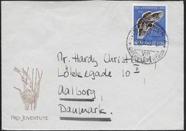 1951 PJ Briefli illust. o Winterthur J142 n. Dänemark ab 1.-