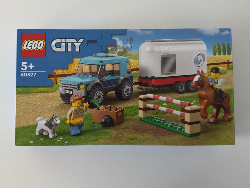 1:32 Jeep Gadiator Rubicon avec remorque à chevaux (ZFN47366) Jouets