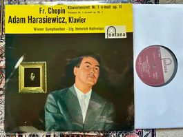 Chopin Adam Harasiewicz Piano Concerto No. 1- Fontana LP🛀
