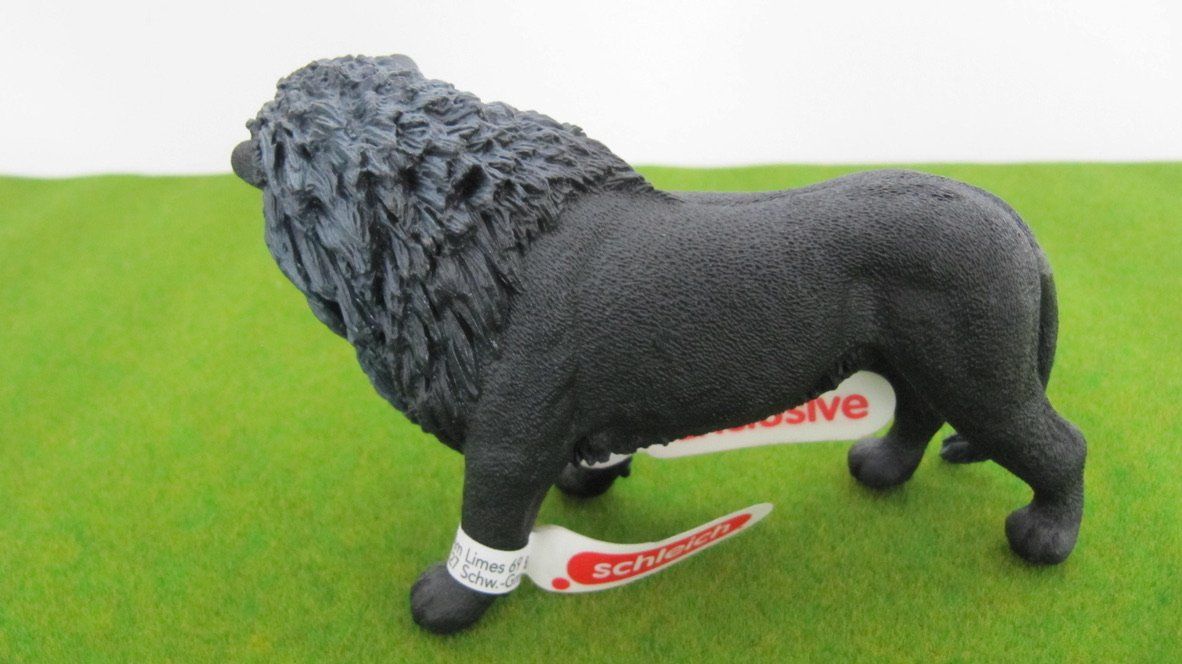 Schleich Spielzeuge: Schwarzer Löwe von Schleich, Exclusiv Modell – Neu (gemäss Beschreibung) aus Brunnen von Kiwiland1 2