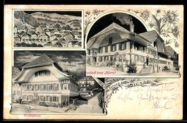 AK Signau, Gasthof zum Bären, Poststelle und Totalansicht