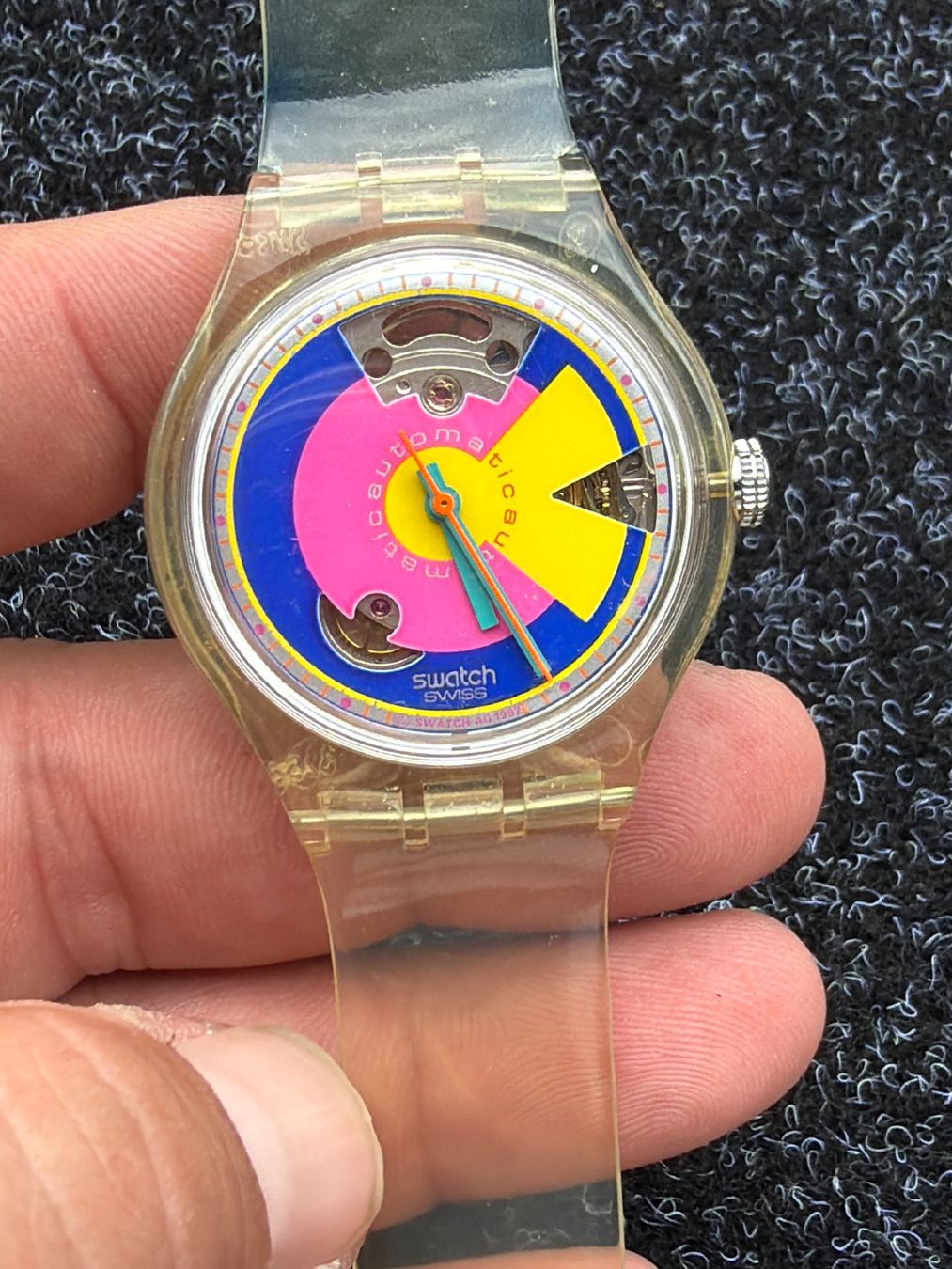 Swatch Uhren: Swatch Happy Wheels Automatic – Gebraucht aus Schlieren von Luxury.Time 1