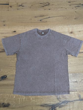 Braunes Oversized T-Shirt im Vintage-Stil, Grösse L, Neu