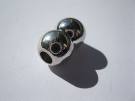 5 Magnet Verschlüsse, Verschluss Kugel, 9mm, 4mm Loch
