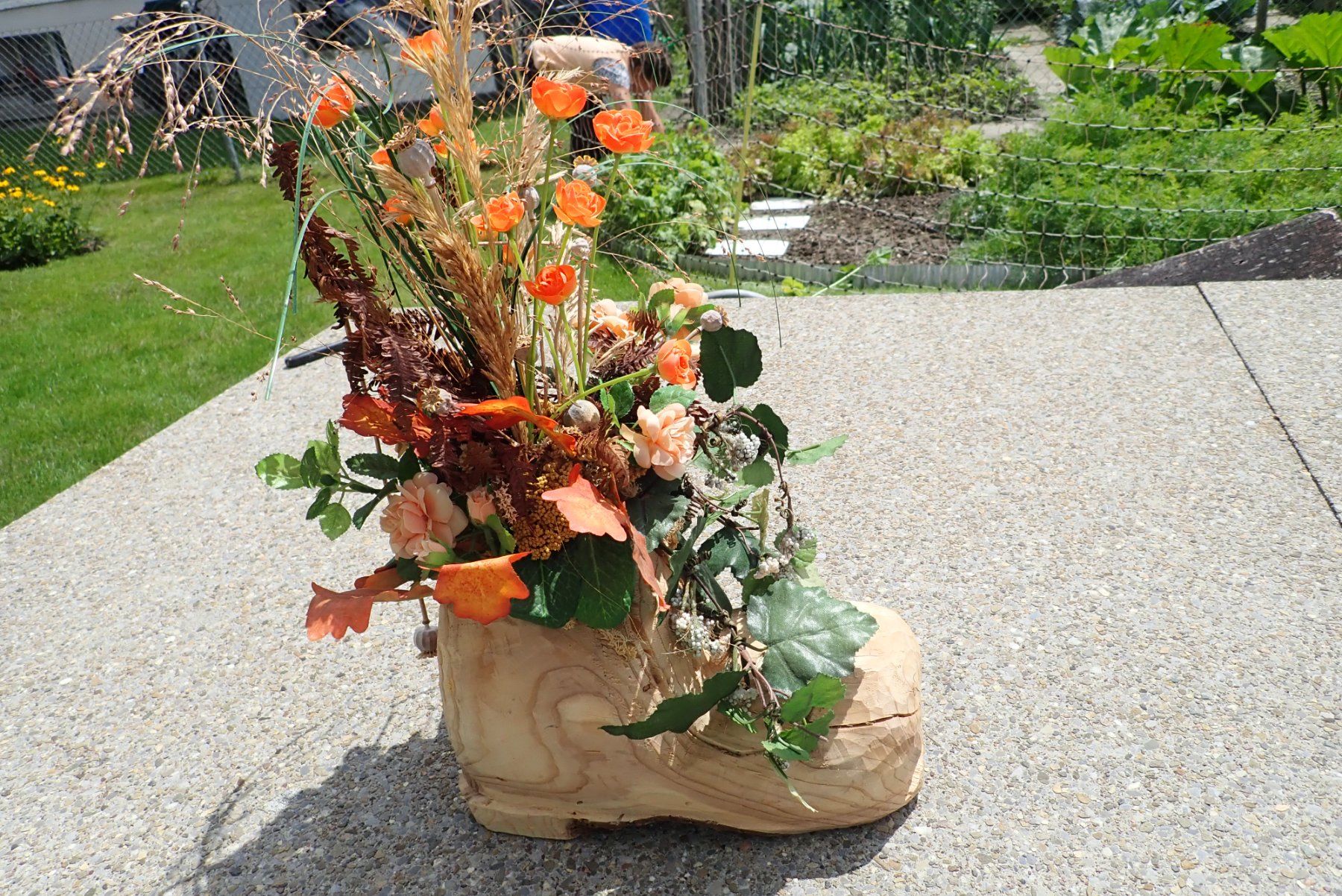 Tutte le decorazioni: Blumen-Holzschuh – Nuovo (secondo la descrizione) da Buchs AG venduto da dehelmi