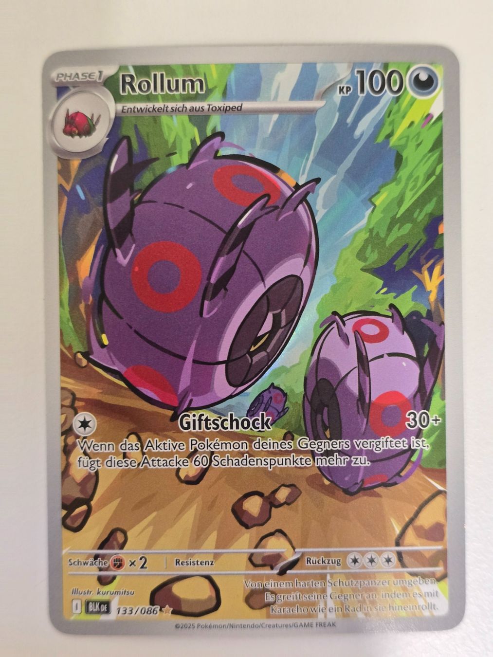 Pokémon Carte collezionabili: Pokémonkarte Rollum 133/086 – Nuovo (secondo la descrizione) da Thun venduto da Miginemo