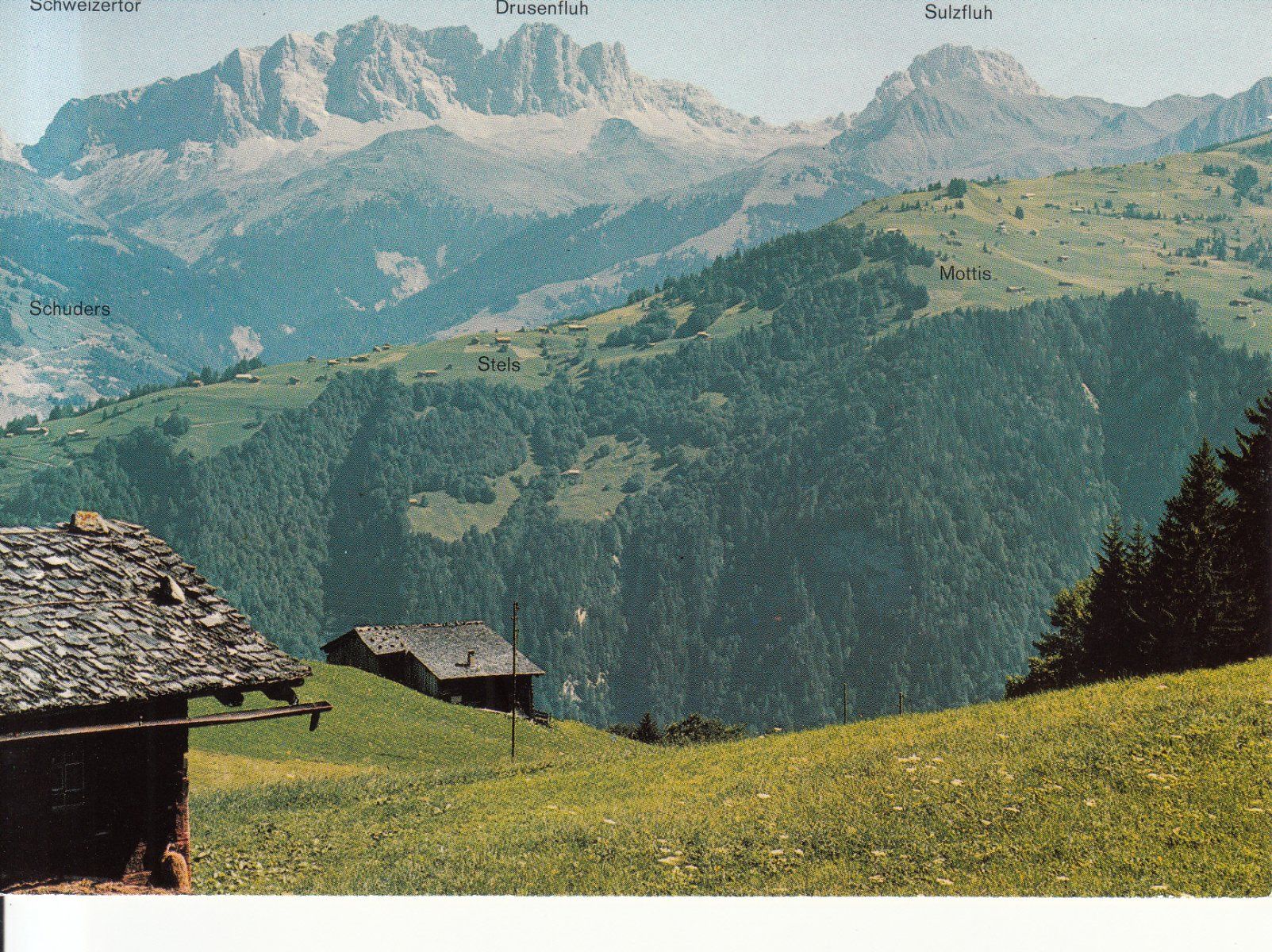 Cartoline postali: Furna Aussicht 1987 – Usato da Bürglen TG venduto da StampGraf