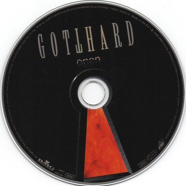 CD: GOTTHARD - Open (1998) – Usato da Choëx venduto da Domo72 2