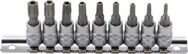 Bit-Einsatz-Set, (1/4), Torx mit Bohrung, T10 - T50
