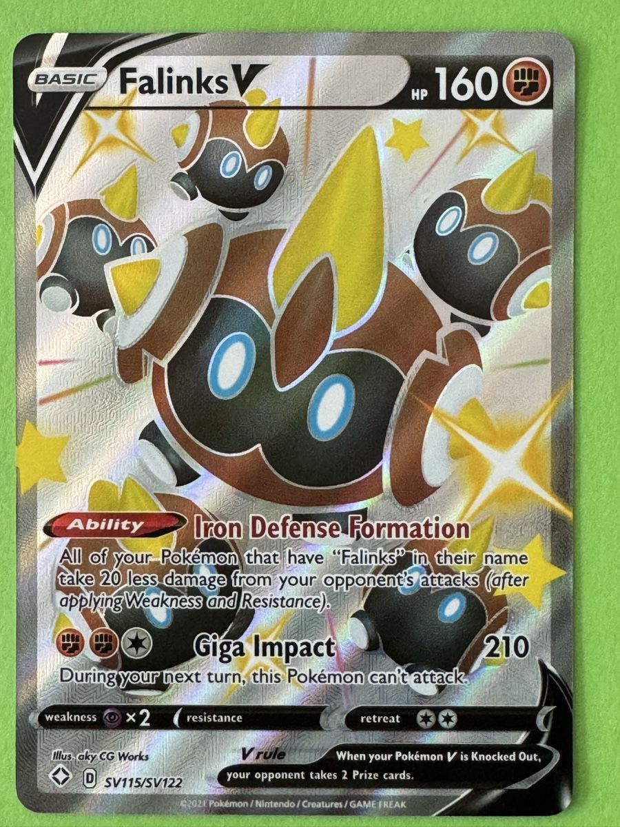 Pokémon Carte collezionabili: Pokemon Falinks V – Usato da Wettingen venduto da beki14
