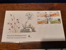 Rare! Enveloppe Philatélique Afrique du Sud 1989 - Fleurs &
