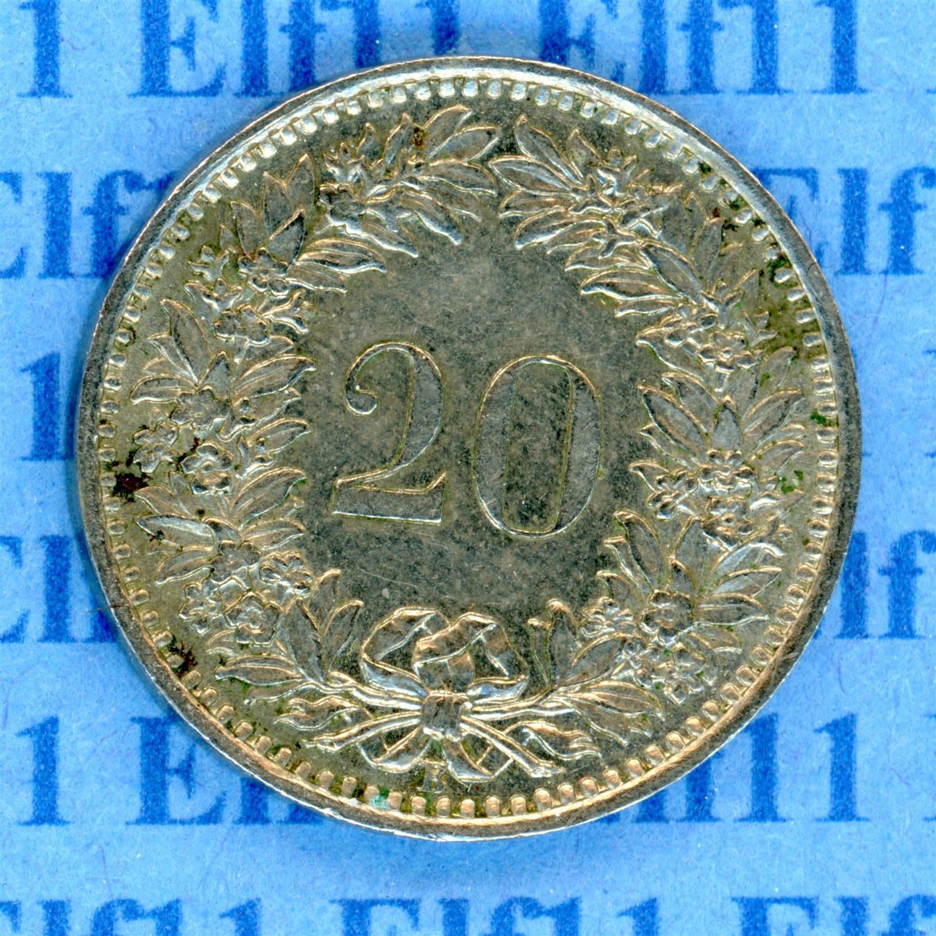 Tutti le monete: CHF___0.20 1961 ss 20 Rappen – Usato da Widnau venduto da Elf11 1