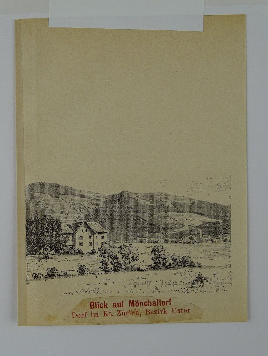 Incisioni: MÖNCHALTORF, ZINKÄTZUNG 1896 – Usato da Grüningen venduto da Kartensammler 2