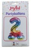 Partyballon Nr. 2 von Joyful, 71 cm, stehend (neu/OVP)
