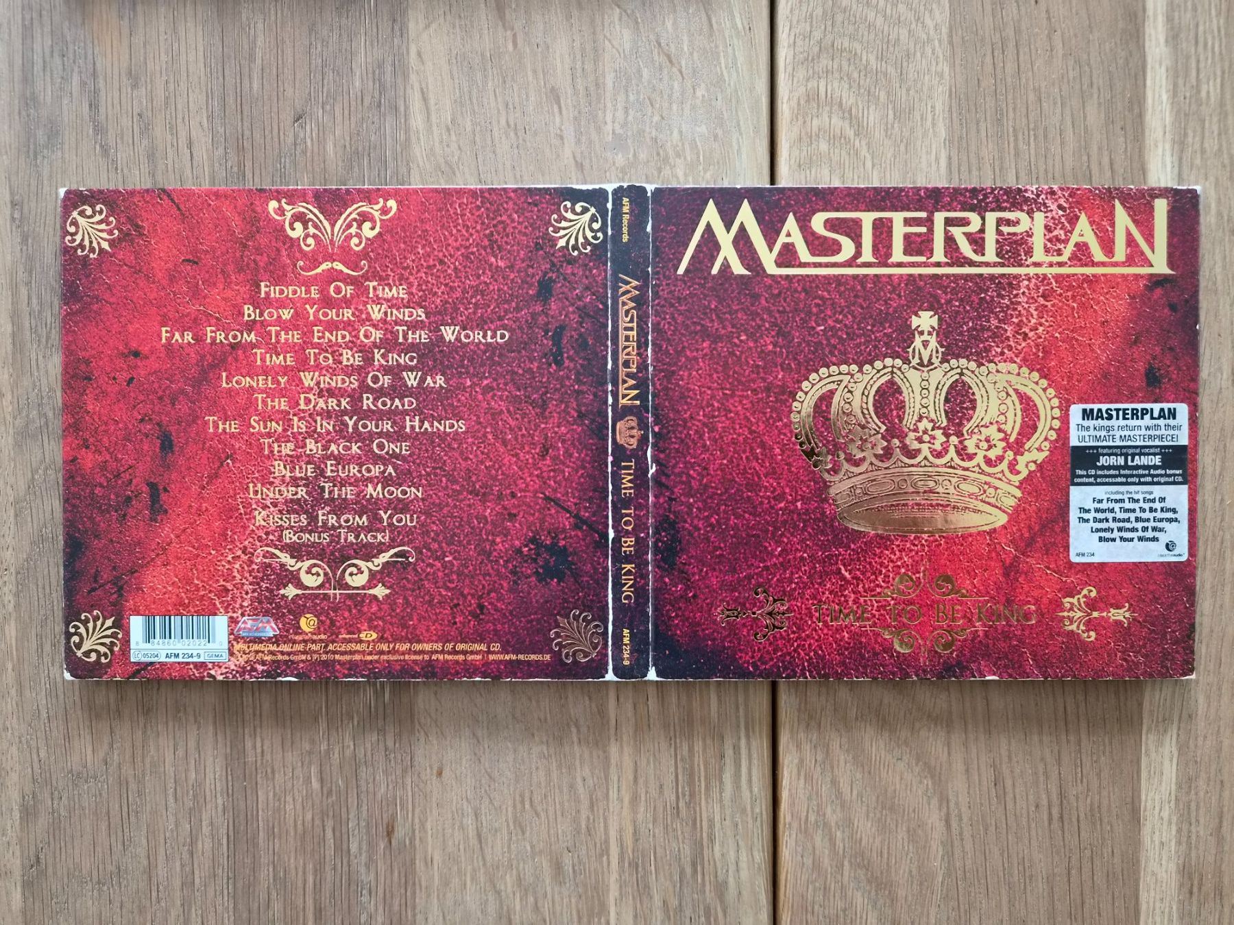 CDs: CD Masterplan - Time To Be King, 2010 – D'occasion à Nebikon par Harley-Davidson01