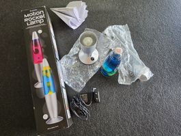 Neu Lavalampe Motion Rocket Lamp