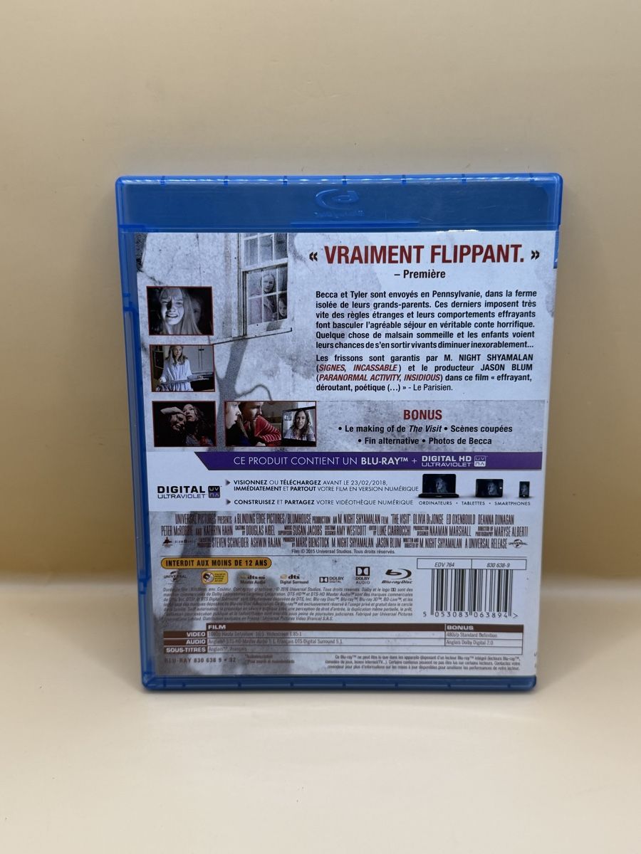 Alle DVDs: Blu-Ray The Visit M. Night Shyamalan – Gebraucht aus Genève von sho_67qj 1