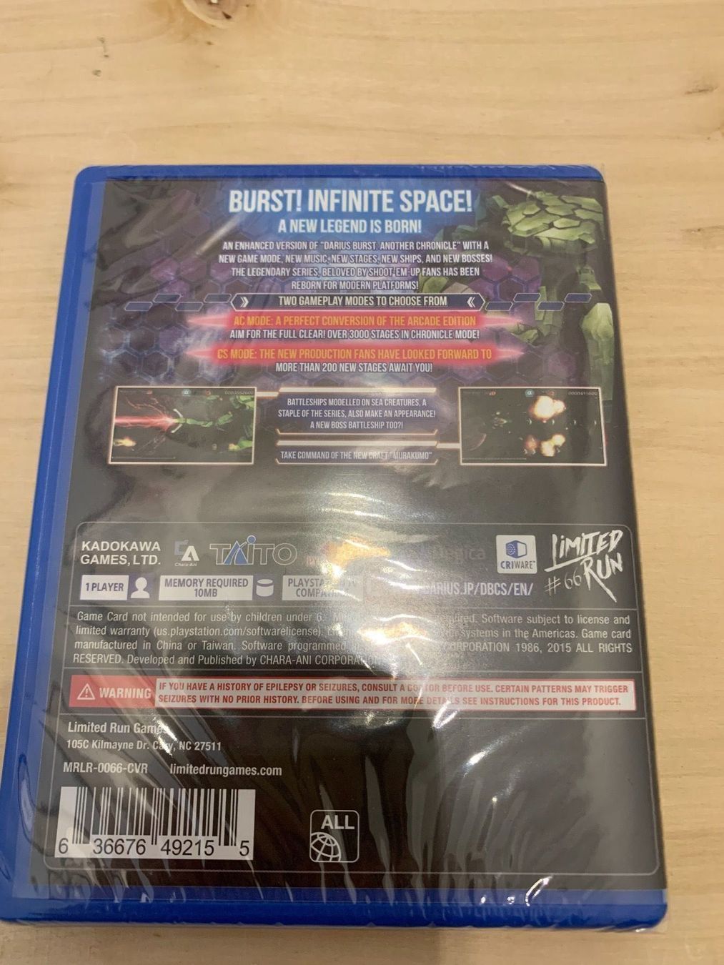 Giochi: DariusBurst CS PS Vita NEU – Nuovo e nell'imballaggio originale da Dübendorf venduto da CellarSeller 1