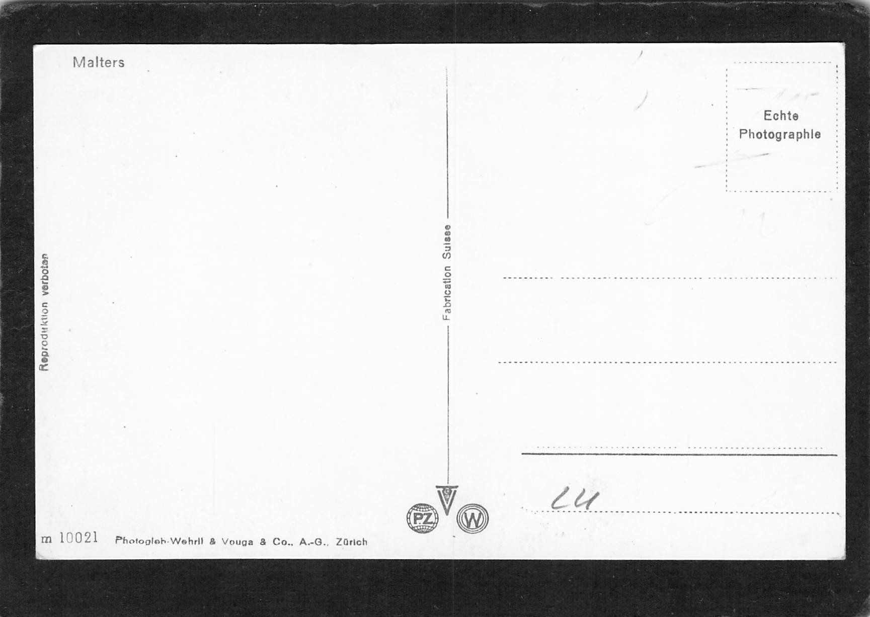 Cartoline postali: Malters LU , Steiners Mühlenwerke – Usato da Reichenburg venduto da ibiza18 1