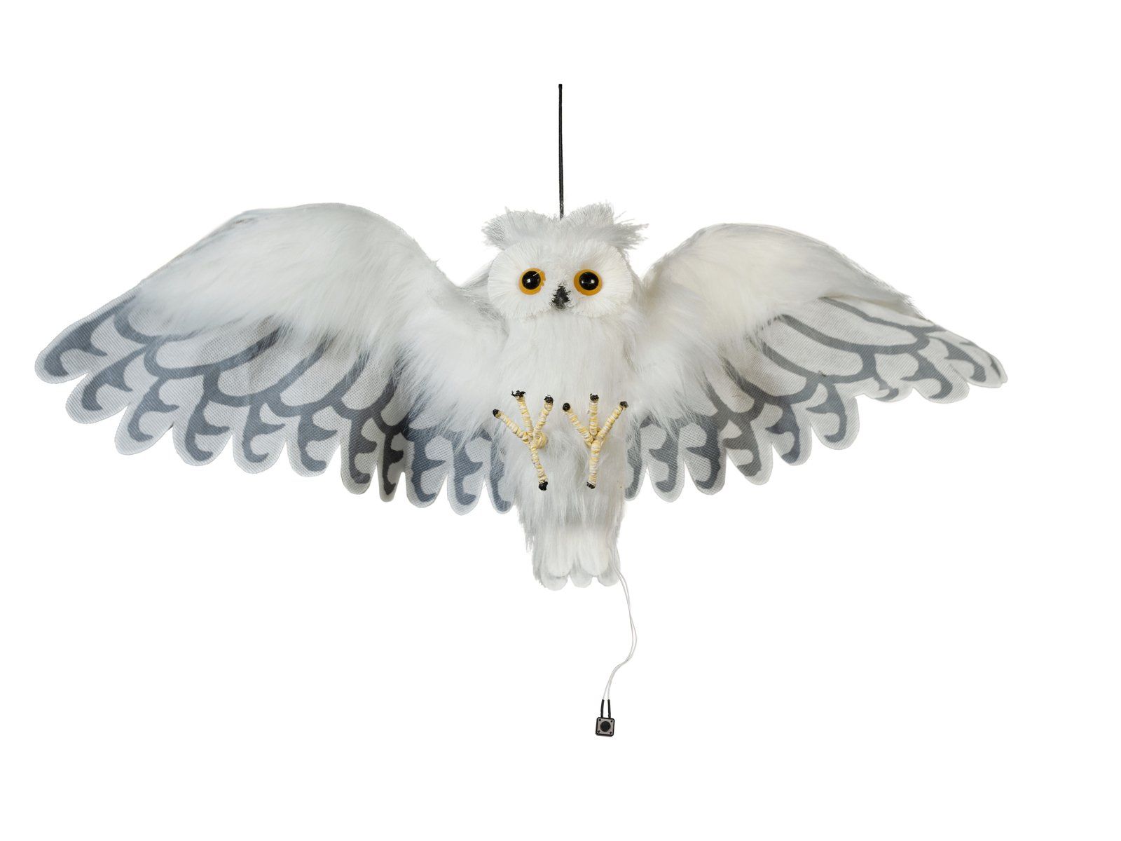 Statuette: EUROPALMS Halloween Schnee-Eule, animiert, 80cm – Nuovo e nell'imballaggio originale da Däniken SO venduto da Profog1