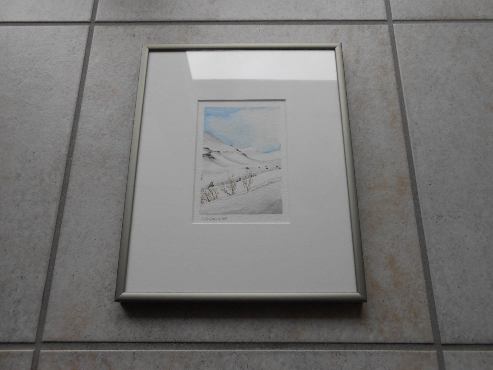 Dipinti: Aquarell CH WINTERRUHE GR - (R) – Nuovo (secondo la descrizione) da Hallwil venduto da pkaiser44