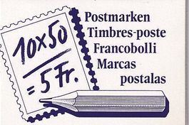 Markenheft Postförderung 08.09.1988 gestempelt