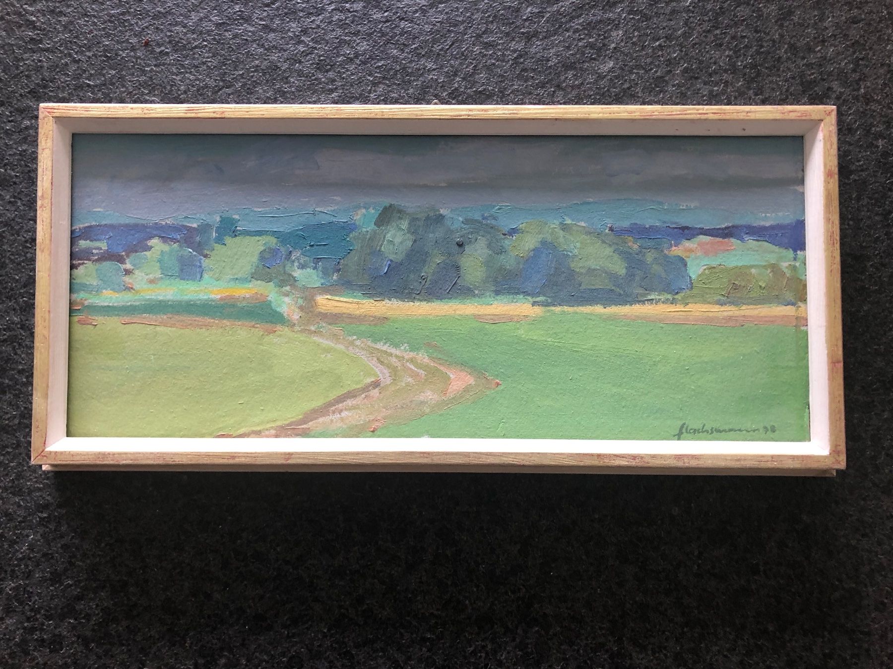 Gemälde: Ölgemälde von Eugen Flachsmann Wetzikon 1978 – Gebraucht aus Gossau ZH von peabo