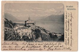 Un saluto da Locarno, gelaufen 1901