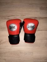 Boxhandschuhe Geezers Elite Pro rot schwarz Leder 14oz
