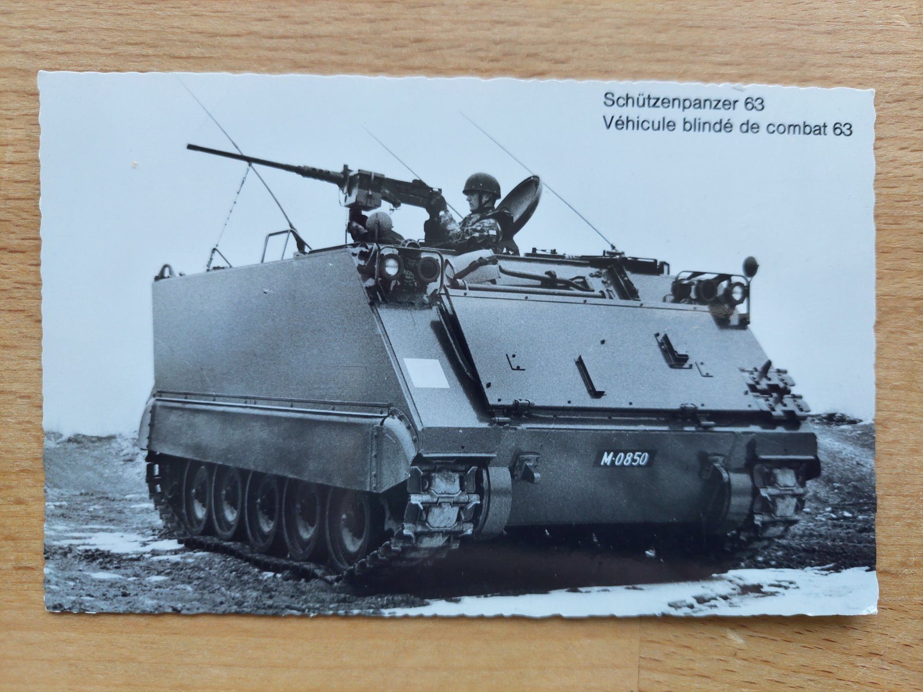 Ansichtskarten: AK Schützenpanzer 63 – Gebraucht aus Obfelden von Foto_Bild_Kunst_Buch