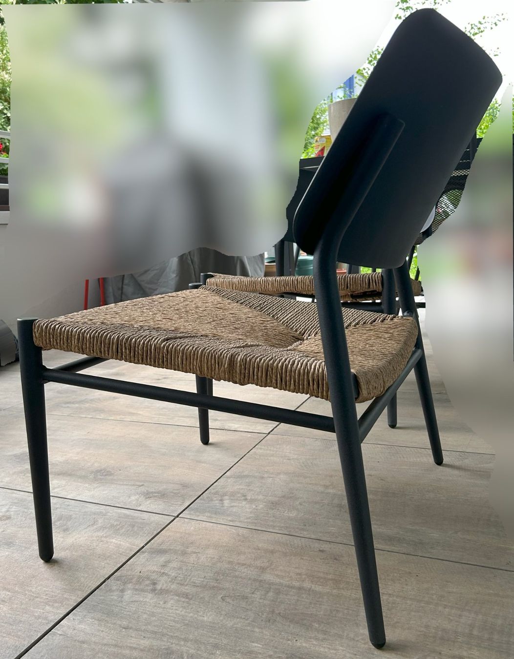 Sessel: Bequemer Stuhl mit Seilgeflecht, neuwertig, Top Zustand! – Gebraucht aus Augst BL von Lsp 5