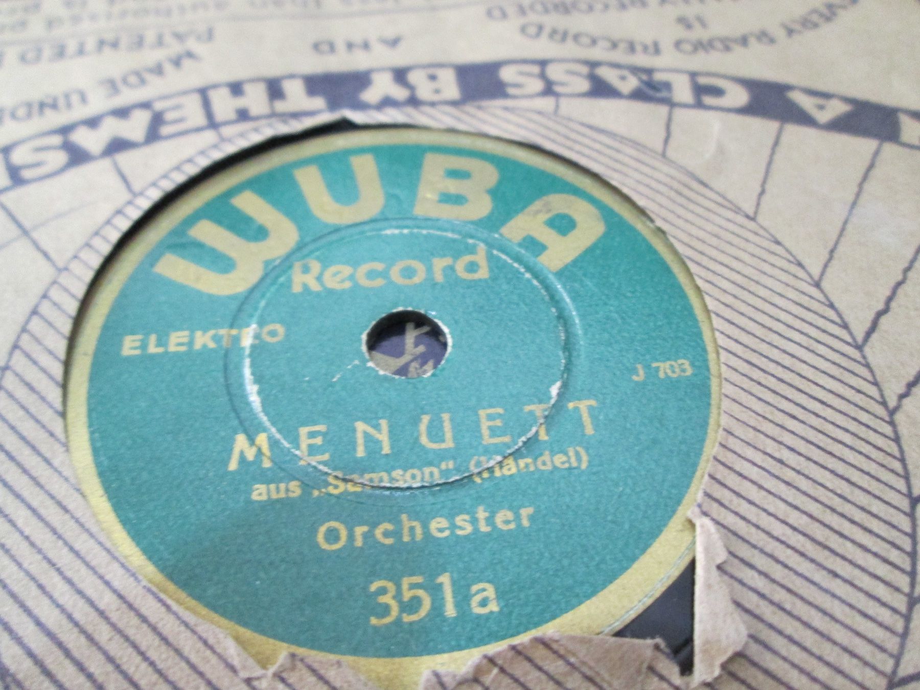 Schallplatten: DISQUES 78 TOURS – Gebraucht aus Lausanne von Leag 3