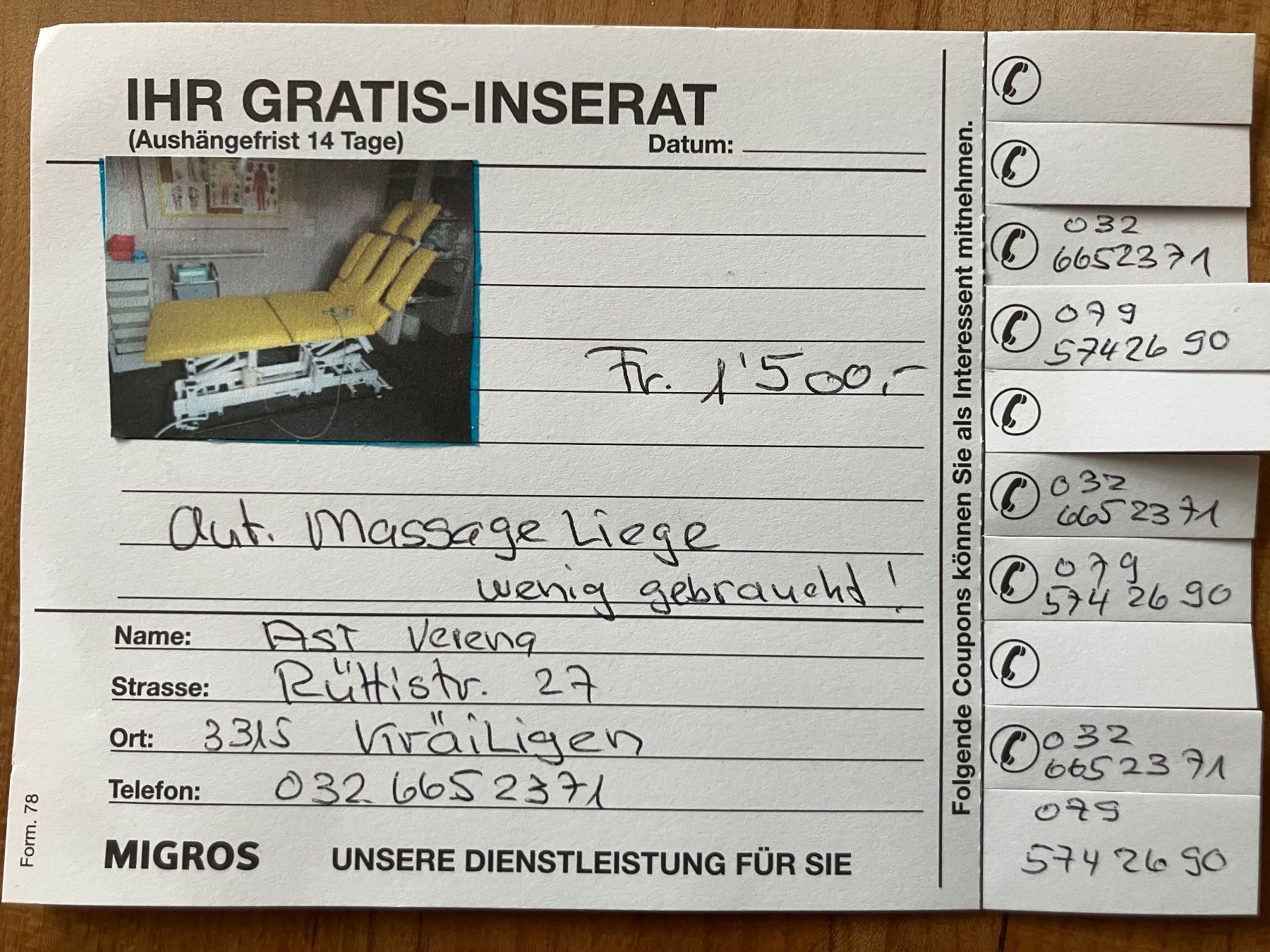 Dispositivi per massaggi: Elektrische Massage – Usato da Burgdorf venduto da makido