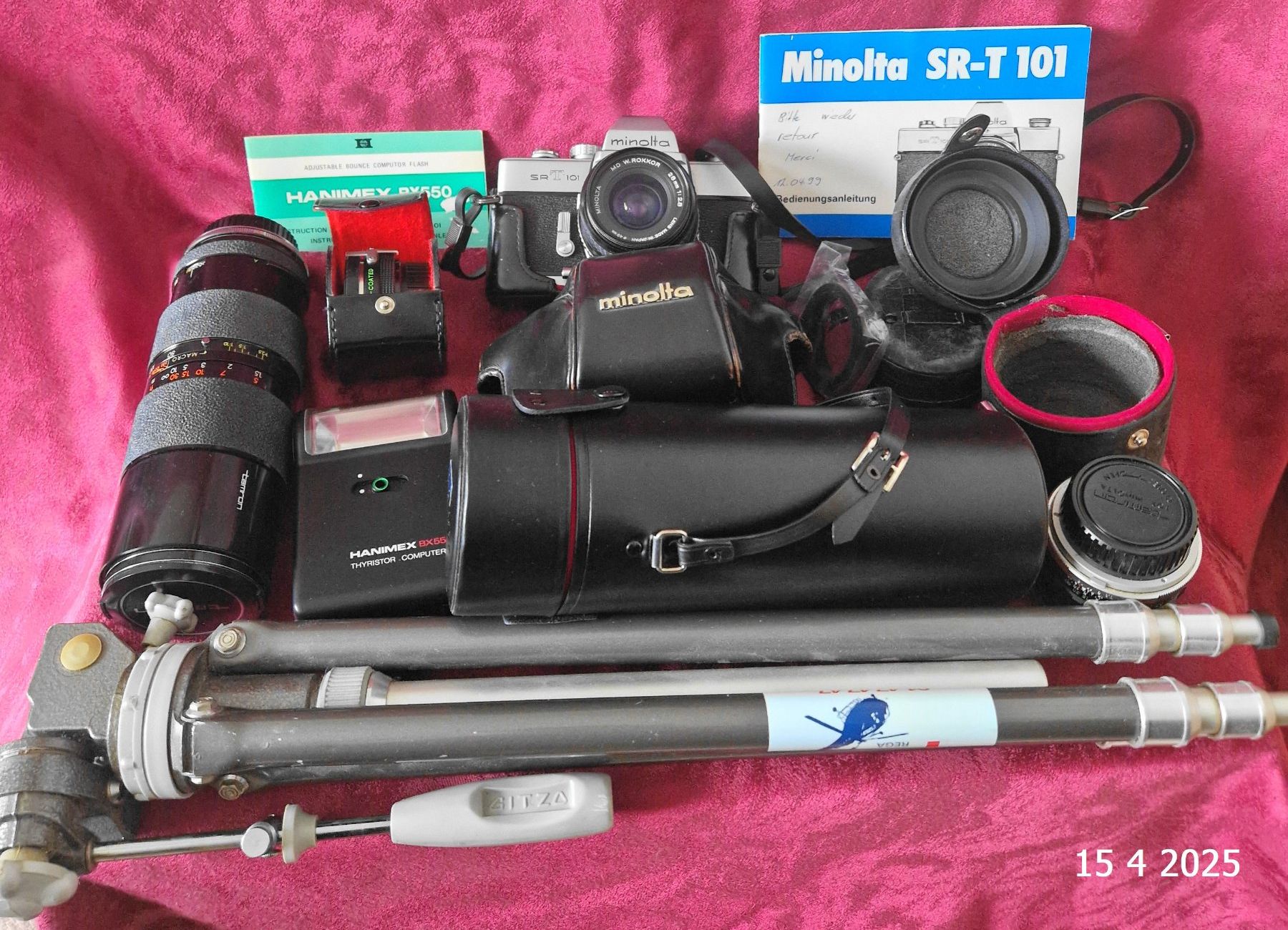 Minolta Fotocamera: Foto Ausrüstung Minolta SR-T 101 – Usato da Basel venduto da The_Onliners